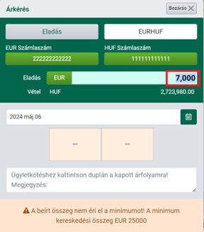 Minimum összeg hiba